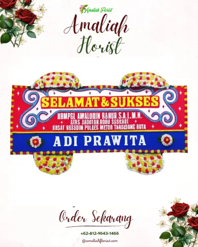 Karangan Bunga Ucapan Selamat di Salamkanci