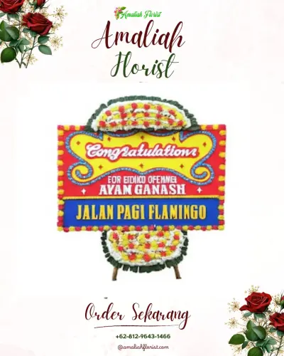 Bunga Papan Congratulation di Salamkanci